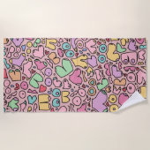 Verpakkingspapier Strandlaken (Voorkant)