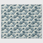 Verpakkingspapier - The Wave by Hokusai Cadeaupapier (Vlak)