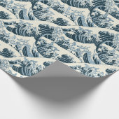 Verpakkingspapier - The Wave by Hokusai Cadeaupapier (Hoek)