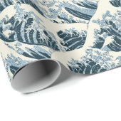 Verpakkingspapier - The Wave by Hokusai Cadeaupapier (Rol Hoek)