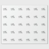 Verpakkingspapier - toekomstige mevrouw cadeaupapier (Vlak)