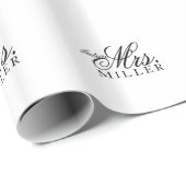 Verpakkingspapier - toekomstige mevrouw cadeaupapier (Rol Hoek)