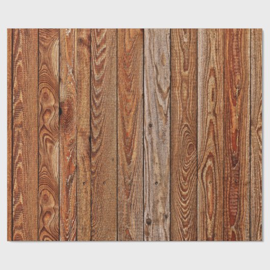 verpakkingspapier van houtnerf cadeaupapier (Vlak)