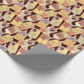 Verpakkingspapier van Vegan Charcuterie Boards Cadeaupapier (Hoek)