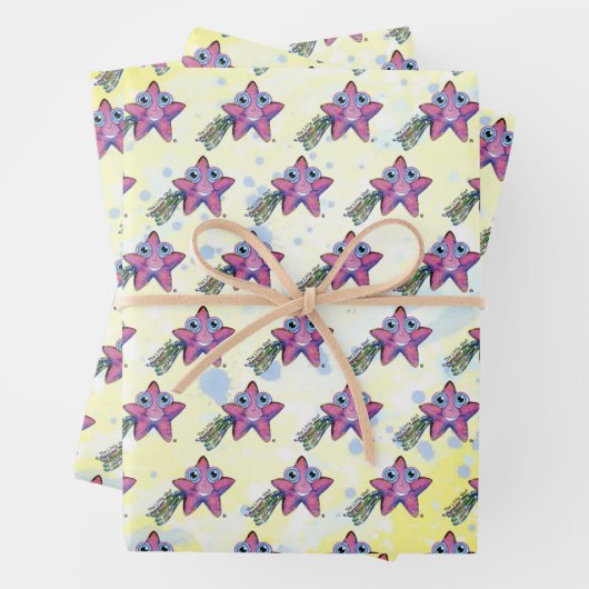 Verpakkingspapier - Verjaardag van Little Shot Kin Inpakpapier Vel (In situ)