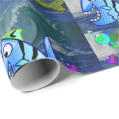 Verpakkingspapier Vis Cadeaupapier (Rol Hoek)