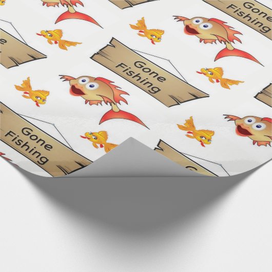 Verpakkingspapier Vis Cadeaupapier (Hoek)