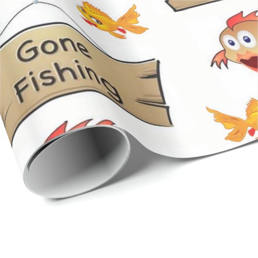 Verpakkingspapier Vis Cadeaupapier (Rol Hoek)