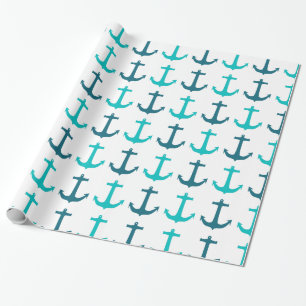 Verpakkingspapier voor ankerpatronen cadeaupapier