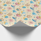 verpakkingspapier voor baby shower cadeaupapier (Hoek)