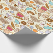 Verpakkingspapier voor bakende boeddies cadeaupapier (Hoek)