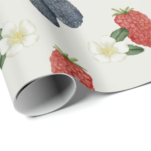 Verpakkingspapier voor bessen cadeaupapier (Rol Hoek)