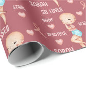 Verpakkingspapier voor borstkanker cadeaupapier (Rol Hoek)