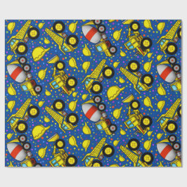 Verpakkingspapier voor bouwzones cadeaupapier