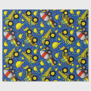 Verpakkingspapier voor bouwzones cadeaupapier