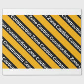 Verpakkingspapier voor bouwzones cadeaupapier (Vlak)