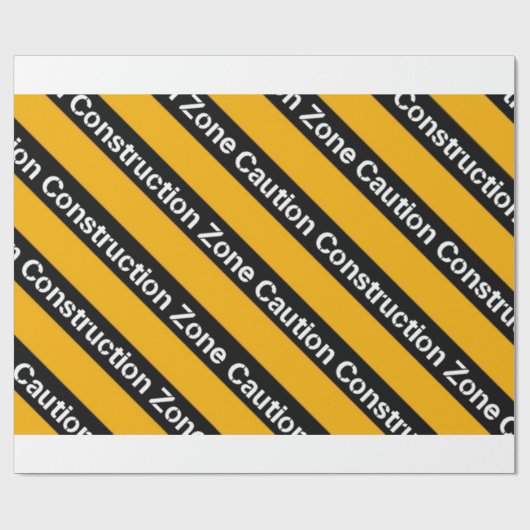 Verpakkingspapier voor bouwzones cadeaupapier (Vlak)