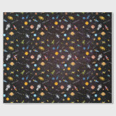 Verpakkingspapier voor buitenruimteschepen cadeaupapier (Vlak)