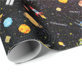 Verpakkingspapier voor buitenruimteschepen cadeaupapier (Rol Hoek)