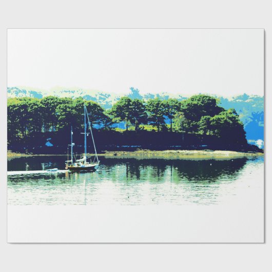 verpakkingspapier voor cruiseschip cadeaupapier (Vlak)