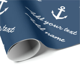 Verpakkingspapier voor de gepersonaliseerde nautis cadeaupapier