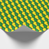 Verpakkingspapier voor de vlag van Guyane Honeycom Cadeaupapier (Hoek)