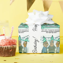 Verpakkingspapier voor de weg cadeaupapier