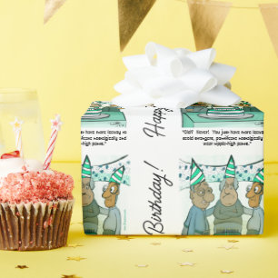 Verpakkingspapier voor de weg cadeaupapier