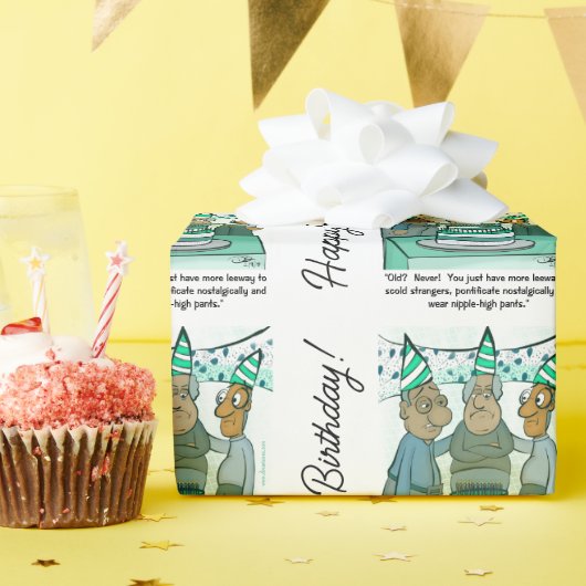 Verpakkingspapier voor de weg cadeaupapier (Verjaardagsfeest)