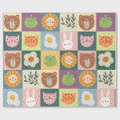 Verpakkingspapier voor dieren die patchwork gebrui cadeaupapier (Vlak)