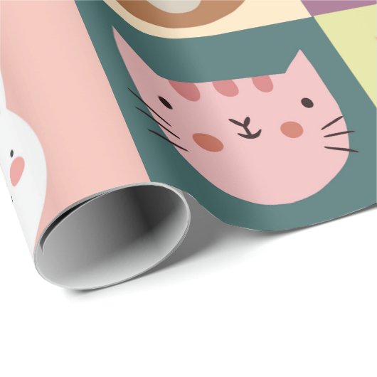 Verpakkingspapier voor dieren die patchwork gebrui cadeaupapier (Rol Hoek)