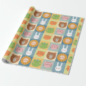 Verpakkingspapier voor dieren die patchwork gebrui cadeaupapier (Uitgerold)