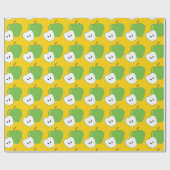 verpakkingspapier voor groenappelfruit cadeaupapier (Vlak)