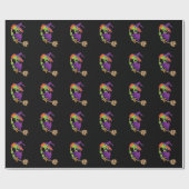 Verpakkingspapier voor heks cadeaupapier (Vlak)