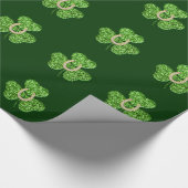 Verpakkingspapier voor Hoefijzer en shamrock Cadeaupapier (Hoek)