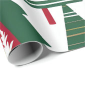 verpakkingspapier voor kerstboombossen cadeaupapier (Rol Hoek)