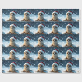 verpakkingspapier voor kerstzegels cadeaupapier (Vlak)