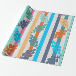 Verpakkingspapier voor leder en lijnen cadeaupapier