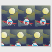 Verpakkingspapier voor motoren en vliegtuigen cadeaupapier (Vlak)