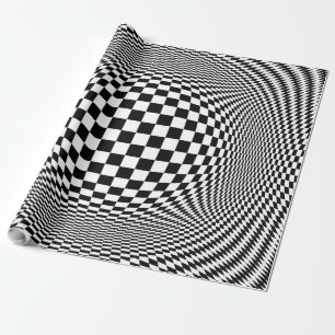 Verpakkingspapier voor optische illusiecontrollers cadeaupapier