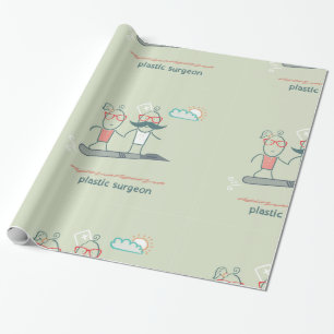 Verpakkingspapier voor plastische chirurgen cadeaupapier