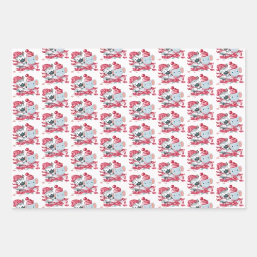 Verpakkingspapier voor rasterverpakkingen inpakpapier vel (Voorkant)