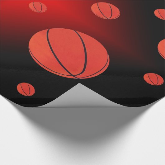 Verpakkingspapier voor ruimteketball cadeaupapier (Hoek)