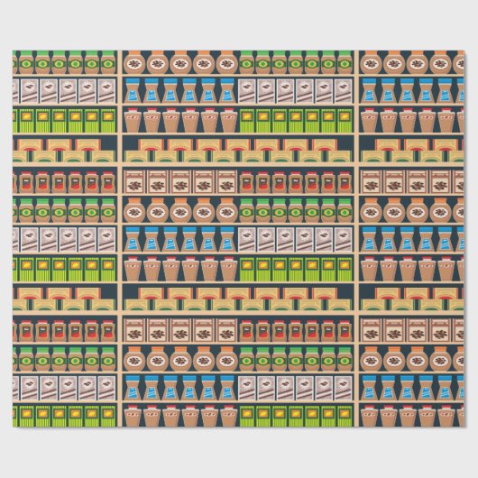 verpakkingspapier voor schappen in supermarkten cadeaupapier (Vlak)