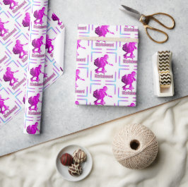 Verpakkingspapier voor skateboard cadeaupapier