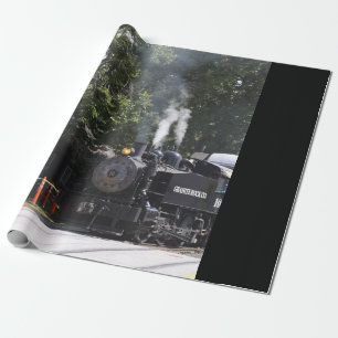 Verpakkingspapier voor treinen cadeaupapier