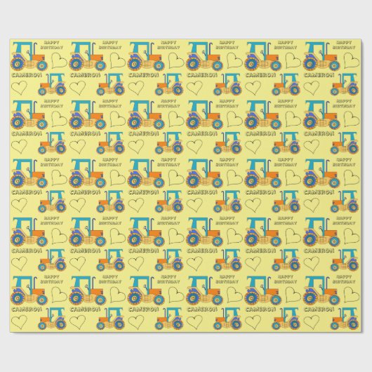 Verpakkingspapier voor trekkers cadeaupapier (Vlak)