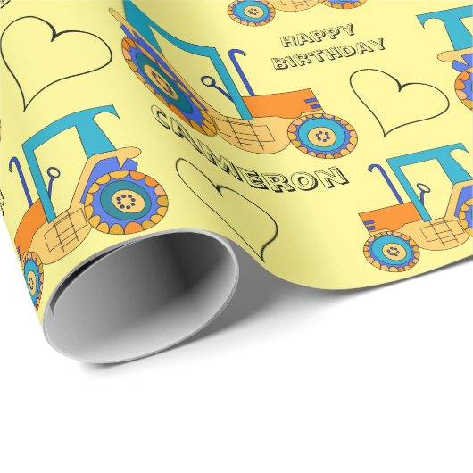 Verpakkingspapier voor trekkers cadeaupapier (Rol Hoek)