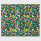 Verpakkingspapier voor trekkers/luipaarden cadeaupapier (Vlak)