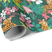 Verpakkingspapier voor trekkers/luipaarden cadeaupapier (Rol Hoek)